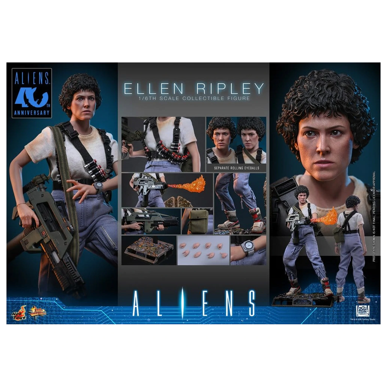 Alien Movie Meisterstück Action Figur 1/6 Ellen Ripley 30 cm Produktfoto