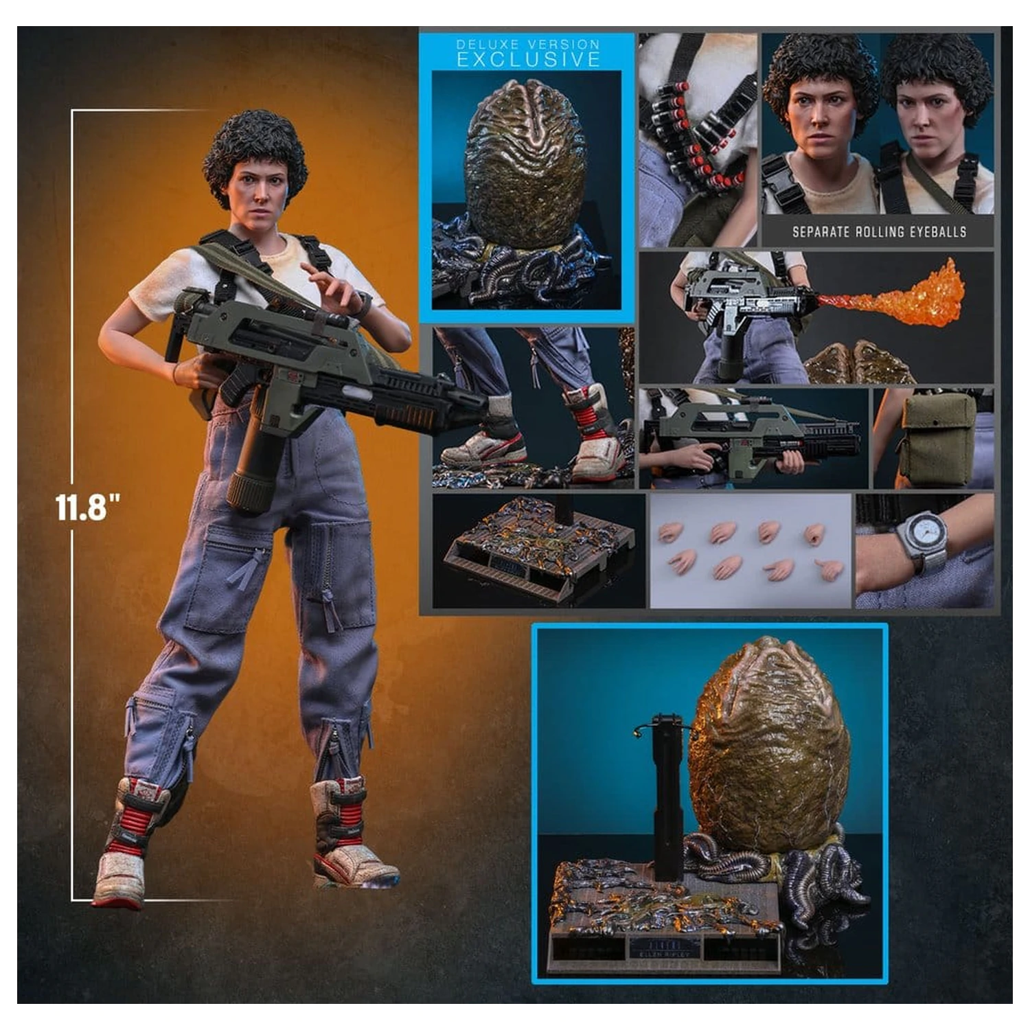 Alien Film Meisterwerk Action Figur 1/6 Ellen Ripley (Deluxe Version) 30 cm Produktfoto