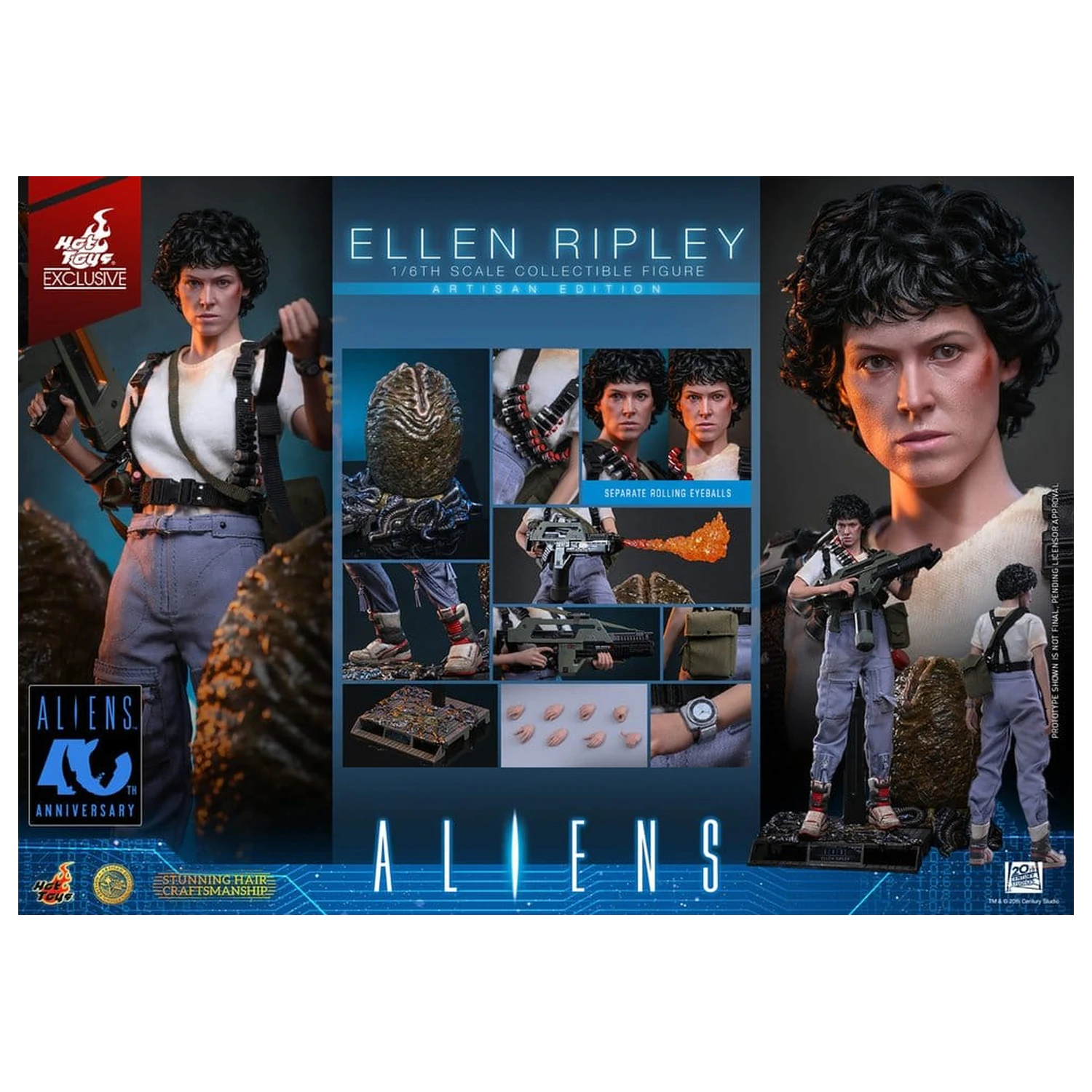 Alien Movie Masterpiece Action Figur 1/6 Ellen Ripley (Artisan Edition) 30 cm Produktfoto