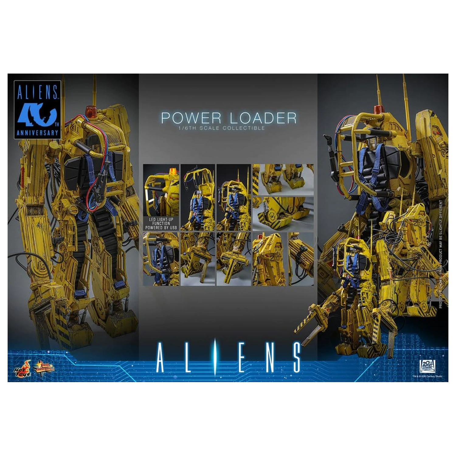 Alien Movie Masterpiece Actionfigur 1/6 Power Loader 52 cm Produktfoto