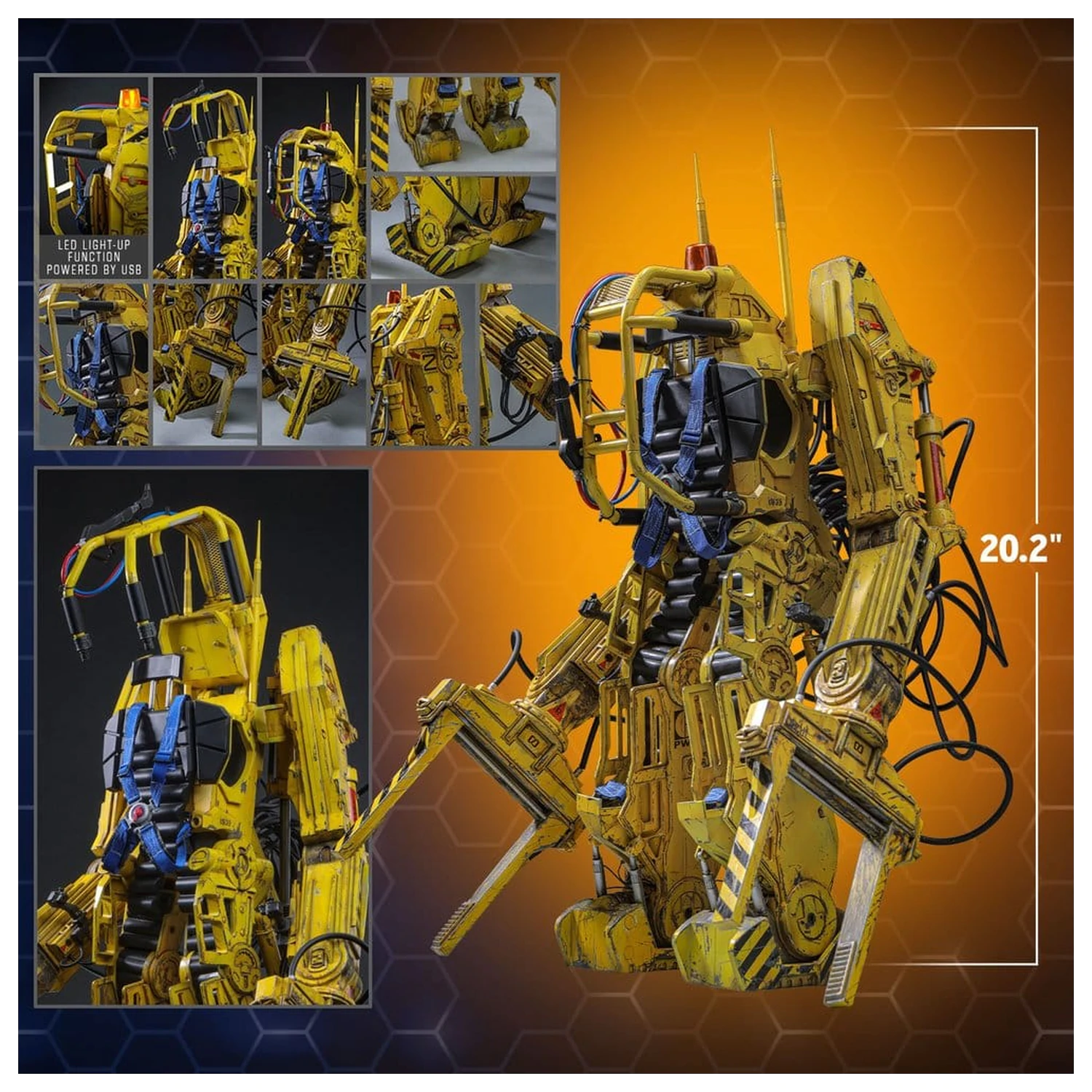 Alien Movie Masterpiece Actionfigur 1/6 Power Loader 52 cm Produktfoto