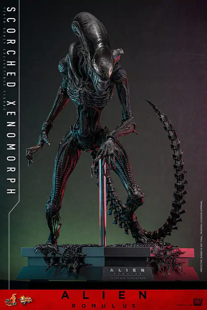 Alien: Romulus Movie Masterpiece Actionfigur 1/6 Scorched Xenomorph 44 cm Produktfoto