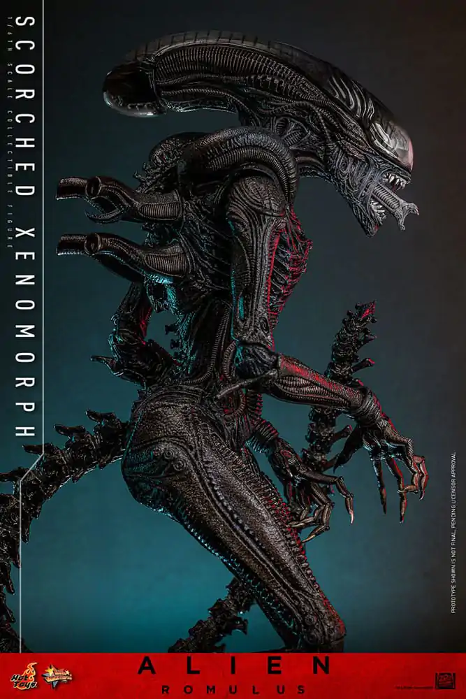 Alien: Romulus Movie Masterpiece Actionfigur 1/6 Scorched Xenomorph 44 cm Produktfoto