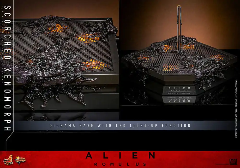 Alien: Romulus Movie Masterpiece Actionfigur 1/6 Scorched Xenomorph 44 cm Produktfoto