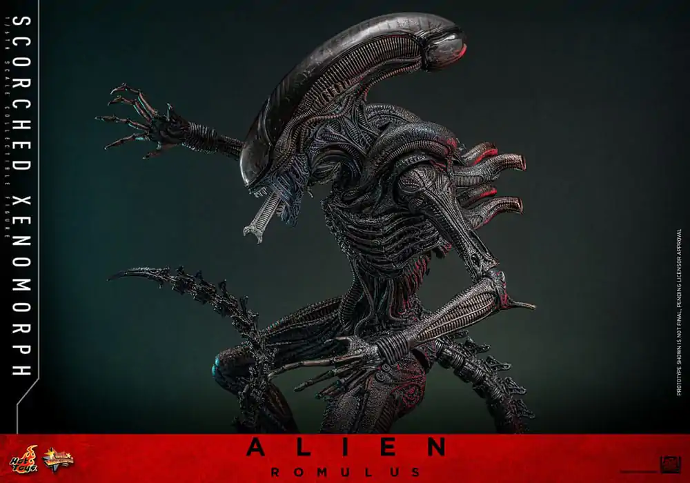 Alien: Romulus Movie Masterpiece Actionfigur 1/6 Scorched Xenomorph 44 cm Produktfoto