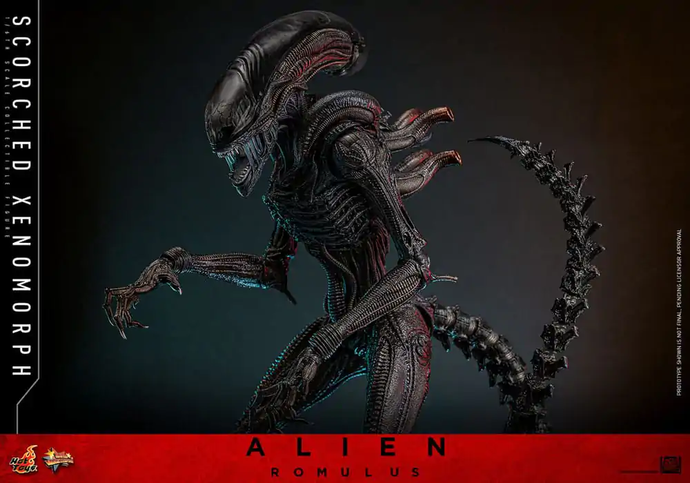 Alien: Romulus Movie Masterpiece Actionfigur 1/6 Scorched Xenomorph 44 cm Produktfoto