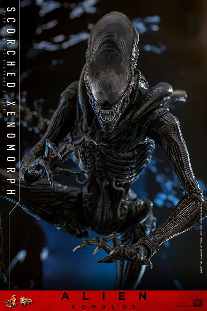 Alien: Romulus Movie Masterpiece Actionfigur 1/6 Scorched Xenomorph 44 cm Produktfoto