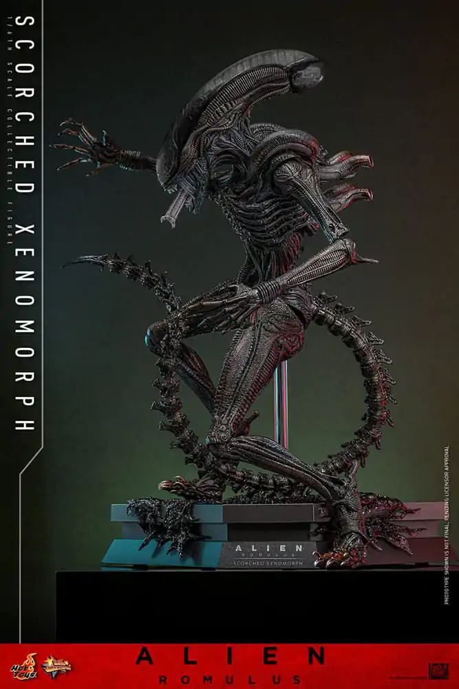 Alien: Romulus Movie Masterpiece Actionfigur 1/6 Scorched Xenomorph 44 cm Produktfoto