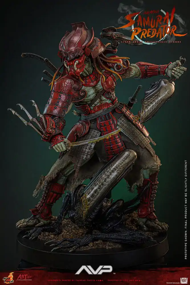 Alien vs. Predator Artist Collection Actionfigur 1/6 Akaoni Samurai Predator 35 cm Produktfoto