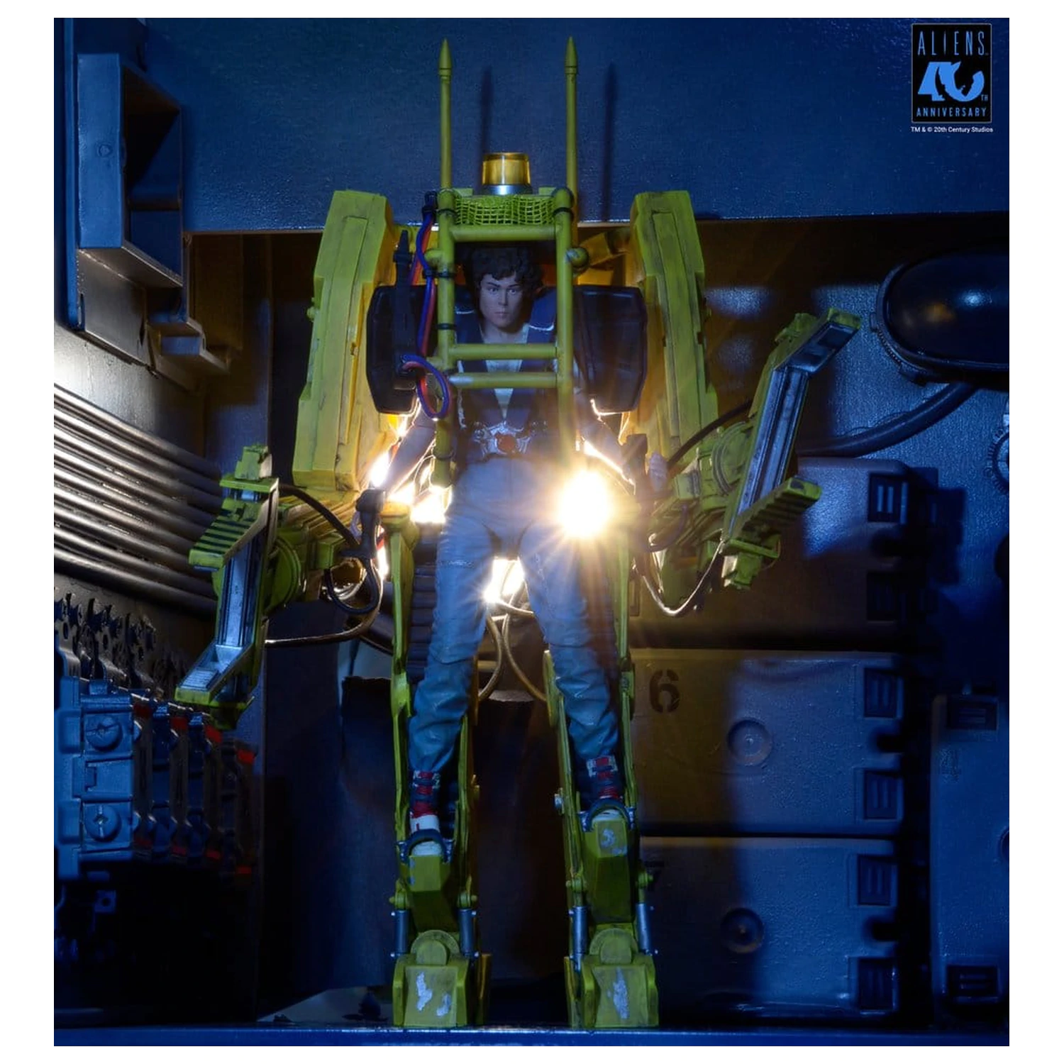 Aliens Deluxe Fahrzeug Power Loader (P-5000) (40th Anniversary) 28 cm Produktfoto