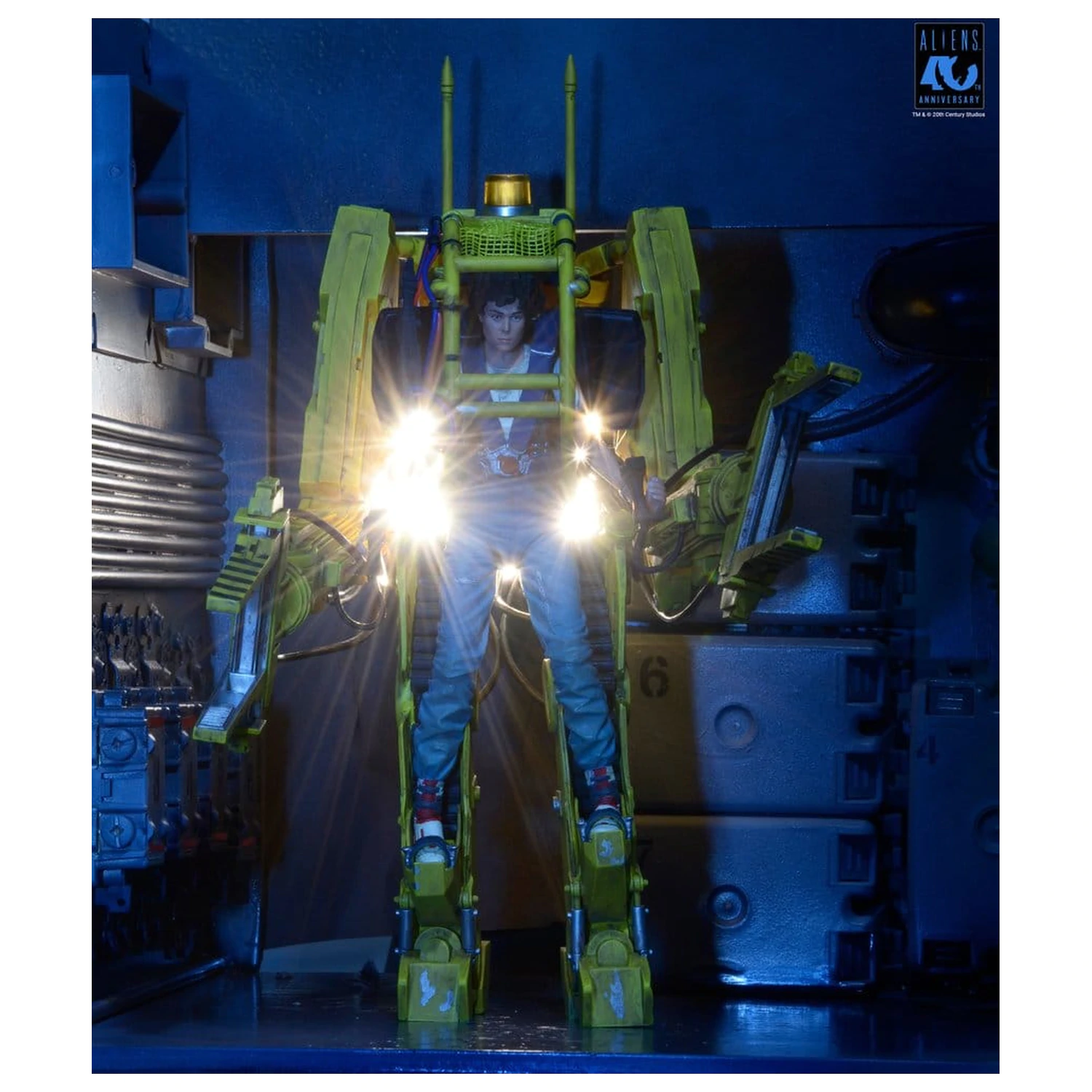 Aliens Deluxe Fahrzeug Power Loader (P-5000) (40th Anniversary) 28 cm Produktfoto