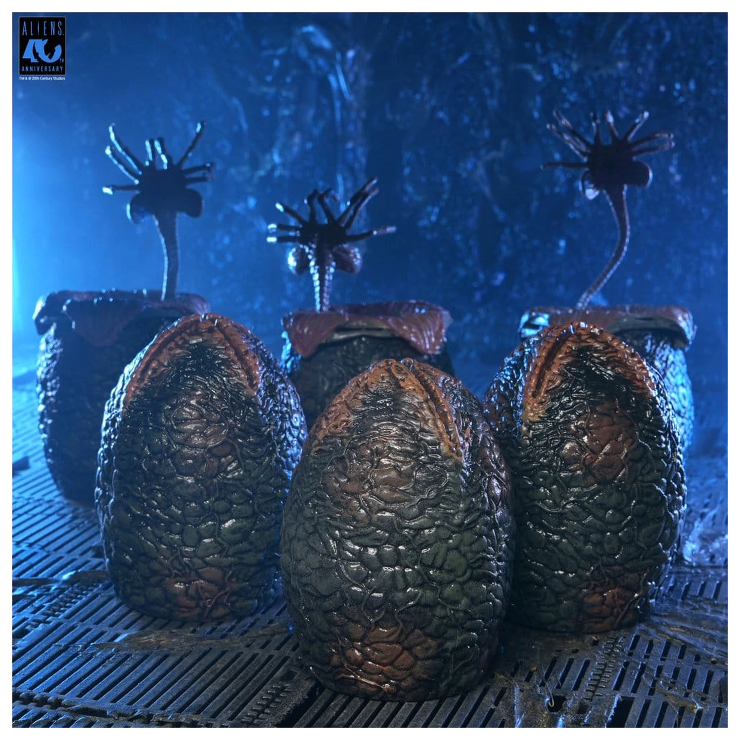 Aliens 6er-Pack Zubehörpackung Karton mit Alien Eiern (40th Anniversary) Produktfoto