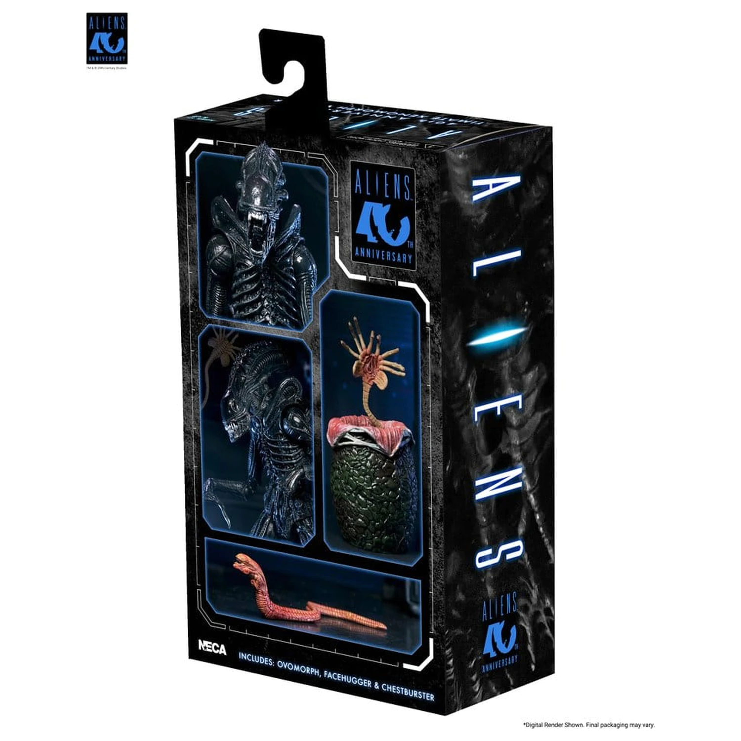 Aliens Ultimate Actionfigur Warrior (1986) Xenomorph Black (40th Anniversary) 23 cm Produktfoto