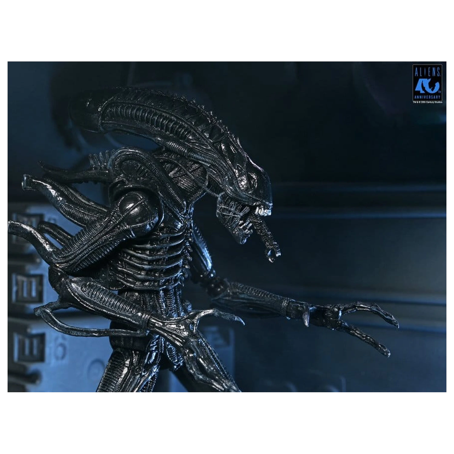 Aliens Ultimate Actionfigur Warrior (1986) Xenomorph Black (40th Anniversary) 23 cm Produktfoto