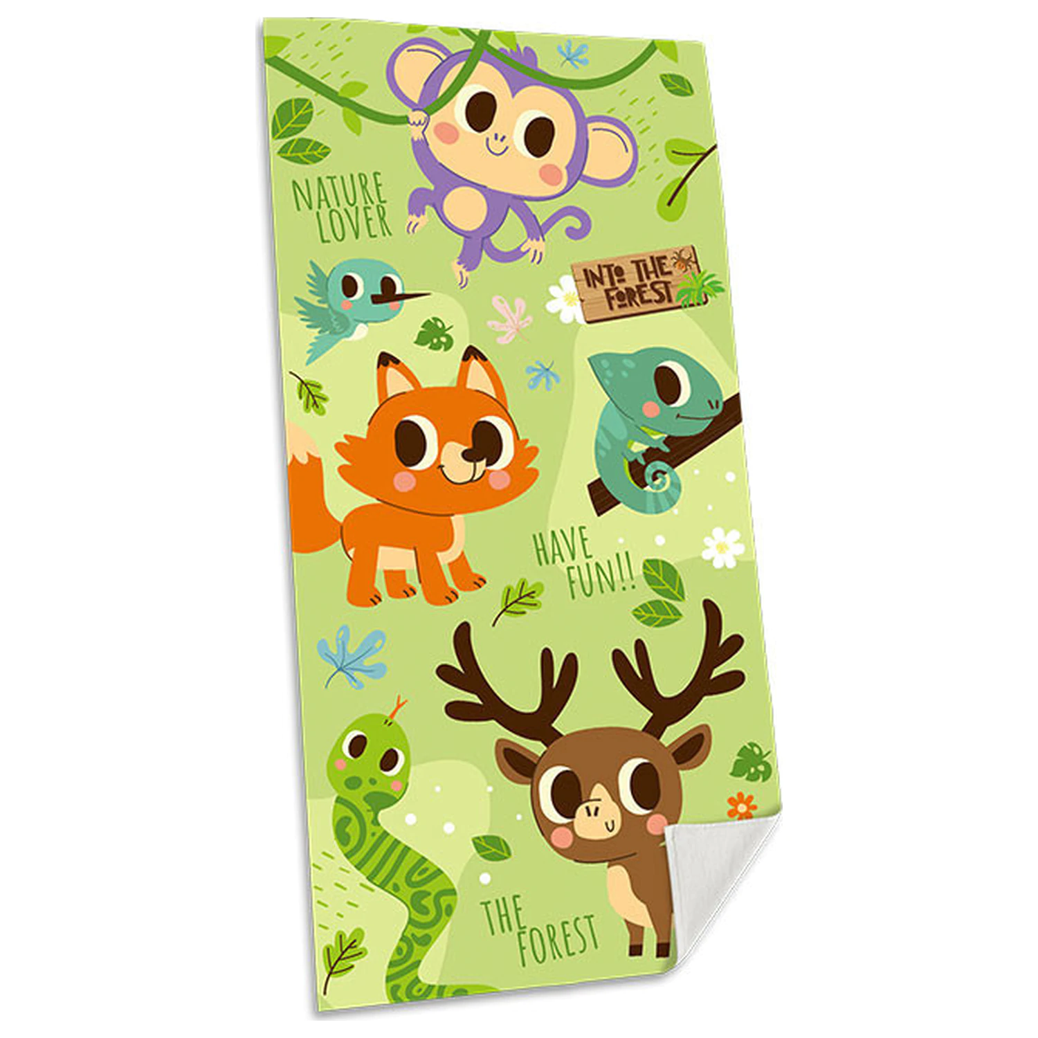 Animal Into the Forest Handtuch Produktfoto