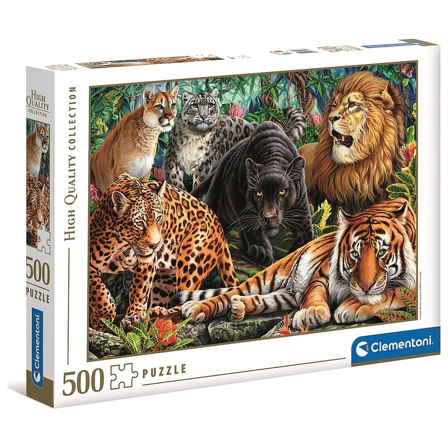 Animal Wild Cats 500-teiliges Puzzle Produktfoto