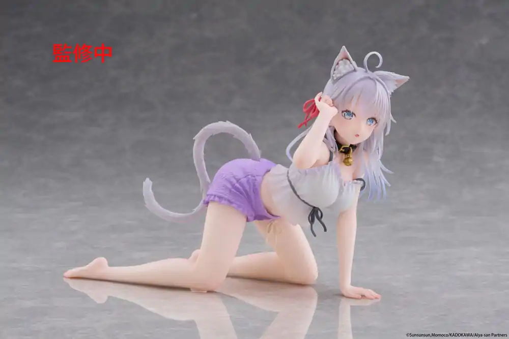 Alya Sometimes Hides Her Feelings in Russian PVC Figur Desktop Cute Figur Alya Cat Ear Roomwear Ver. 13 cm Produktfoto