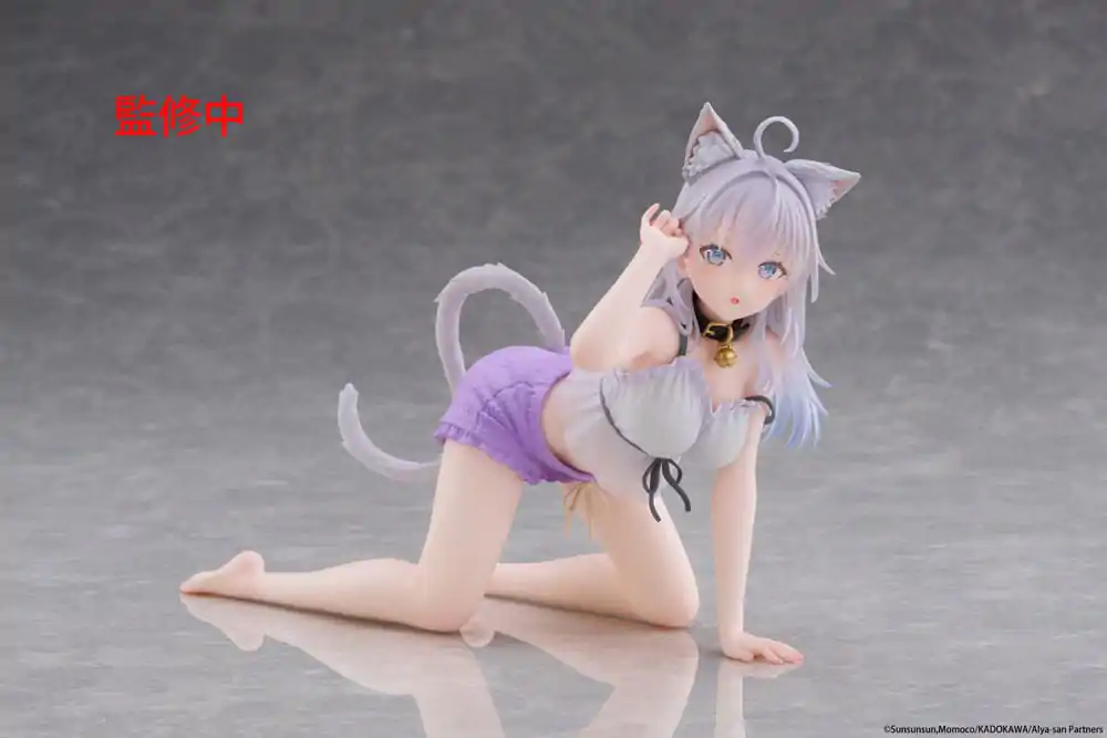 Alya Sometimes Hides Her Feelings in Russian PVC Figur Desktop Cute Figur Alya Cat Ear Roomwear Ver. 13 cm Produktfoto