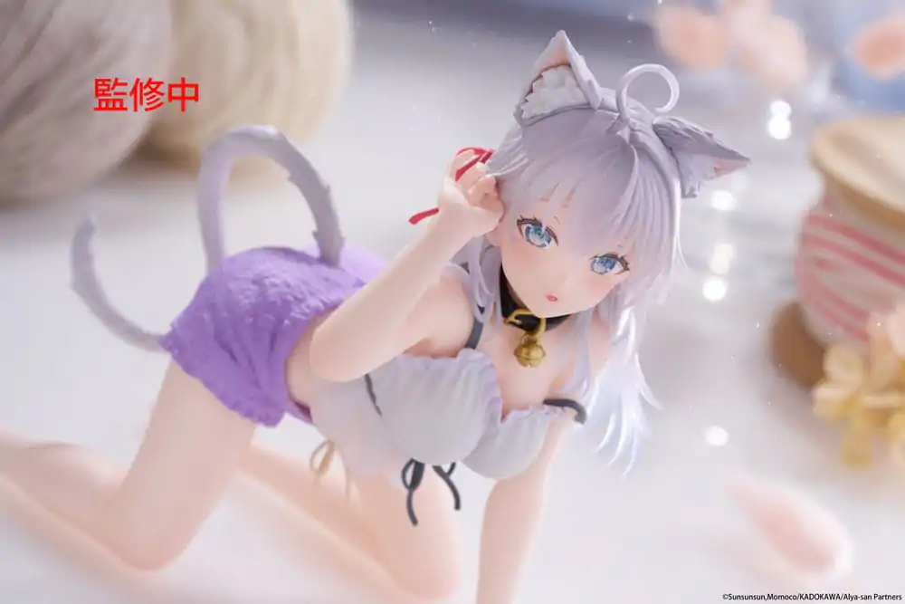 Alya Sometimes Hides Her Feelings in Russian PVC Figur Desktop Cute Figur Alya Cat Ear Roomwear Ver. 13 cm Produktfoto