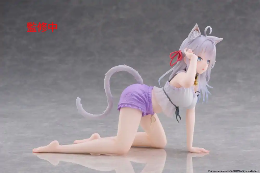 Alya Sometimes Hides Her Feelings in Russian PVC Figur Desktop Cute Figur Alya Cat Ear Roomwear Ver. 13 cm Produktfoto
