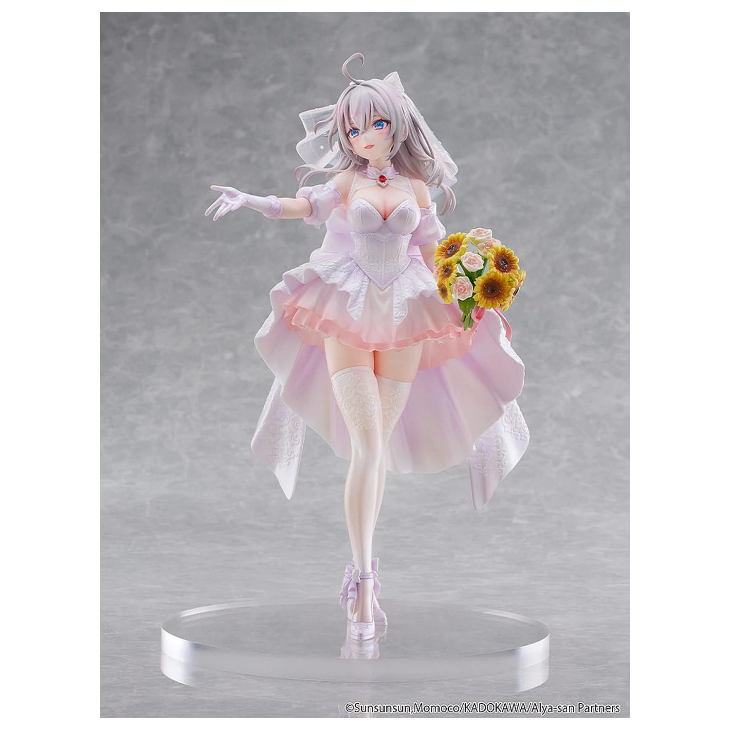 Alya Sometimes Hides Her Feelings in Russian Statue 1/7 Alisa Mikhailovna Kujou Wedding Dress Ver. 24 cm Produktfoto