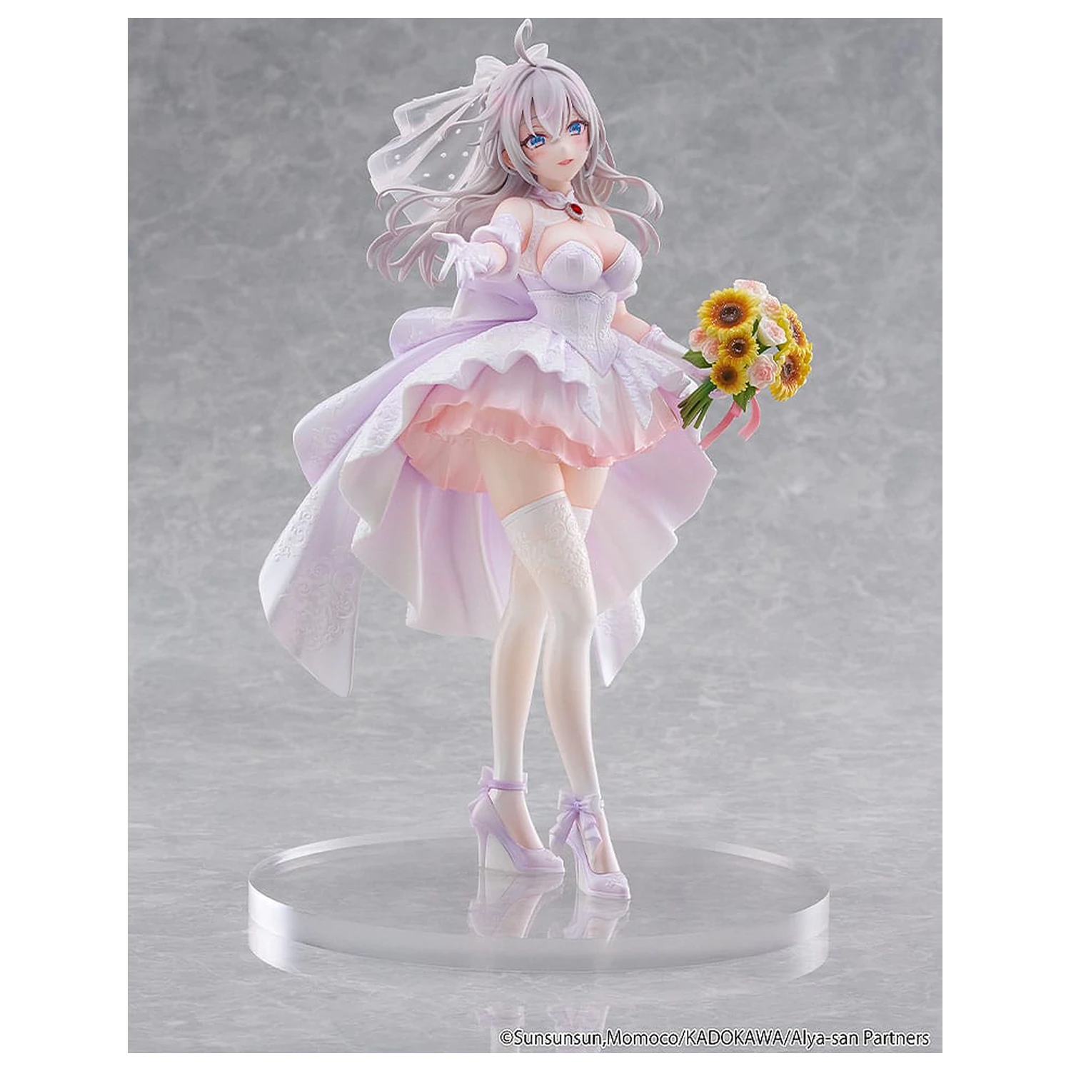 Alya Sometimes Hides Her Feelings in Russian Statue 1/7 Alisa Mikhailovna Kujou Wedding Dress Ver. 24 cm Produktfoto