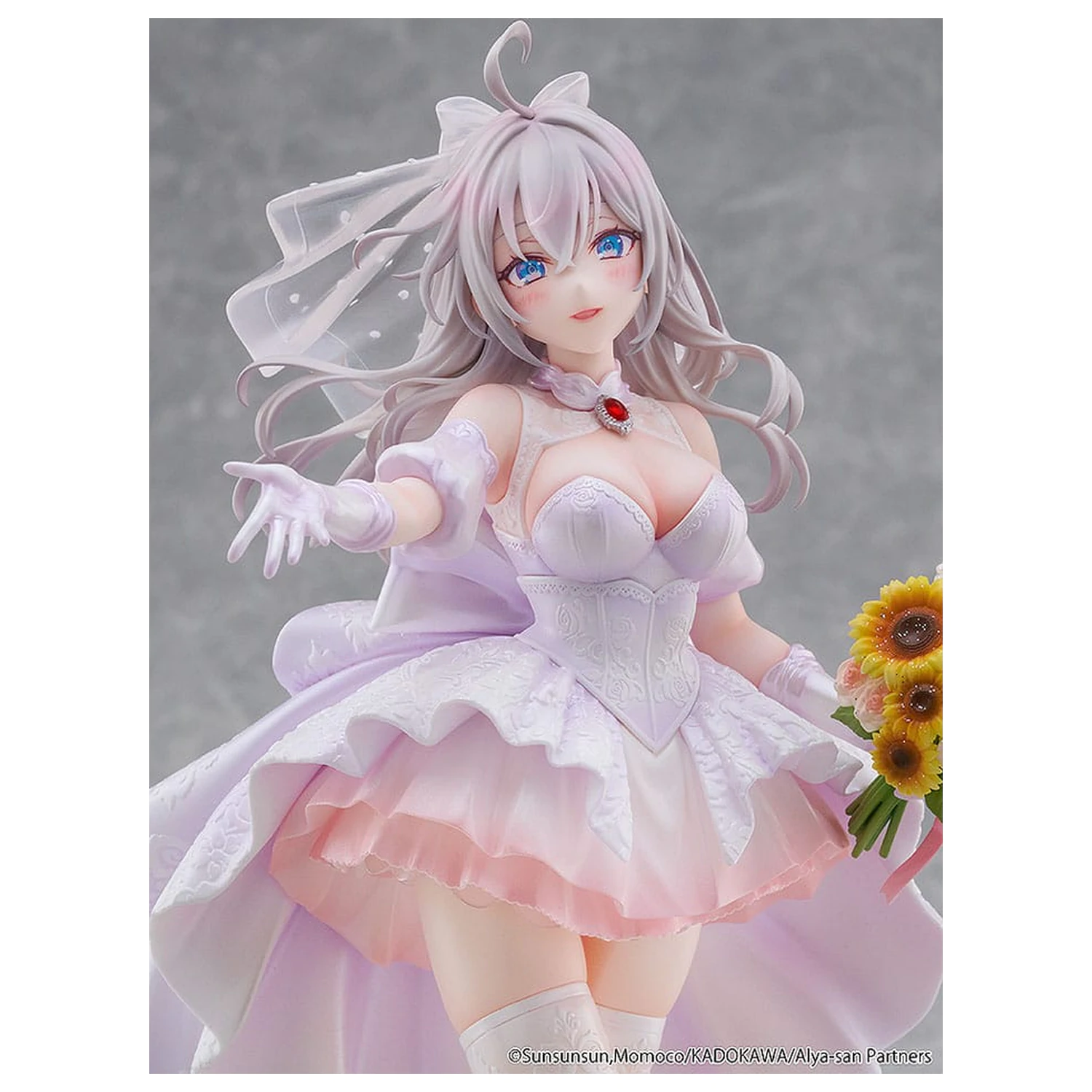 Alya Sometimes Hides Her Feelings in Russian Statue 1/7 Alisa Mikhailovna Kujou Wedding Dress Ver. 24 cm Produktfoto