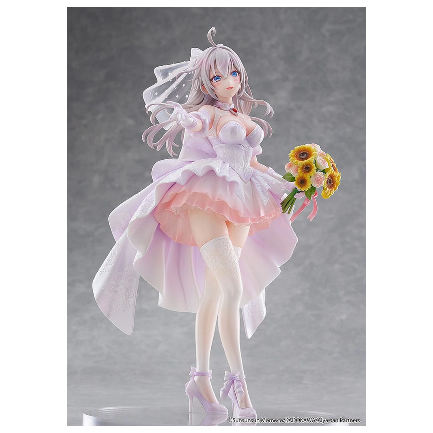 Alya Sometimes Hides Her Feelings in Russian Statue 1/7 Alisa Mikhailovna Kujou Wedding Dress Ver. 24 cm Produktfoto