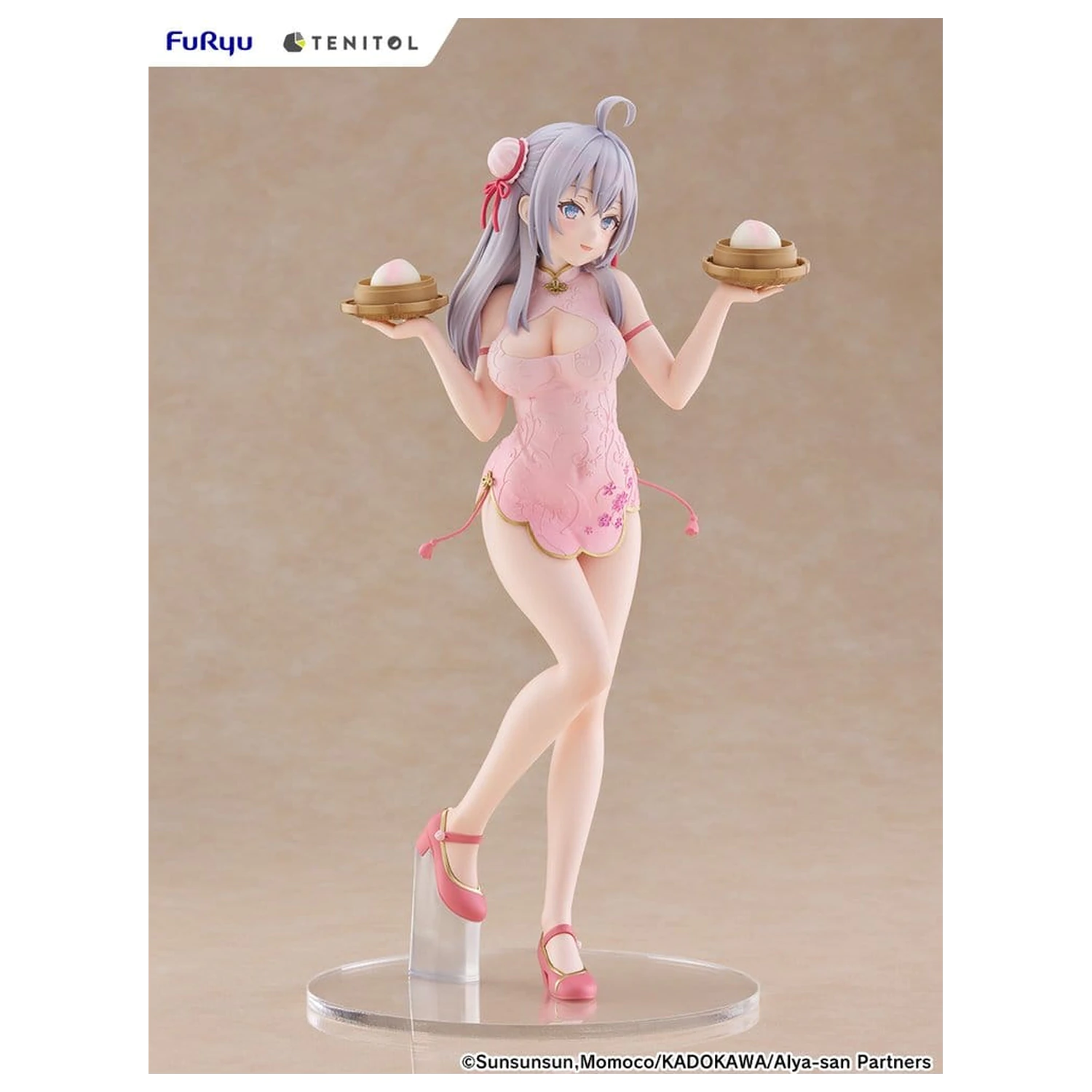 Alya Sometimes Hides Her Feelings in Russian Tenitol Tall PVC Figur Alya Cheongsam Ver. 29 cm Produktfoto