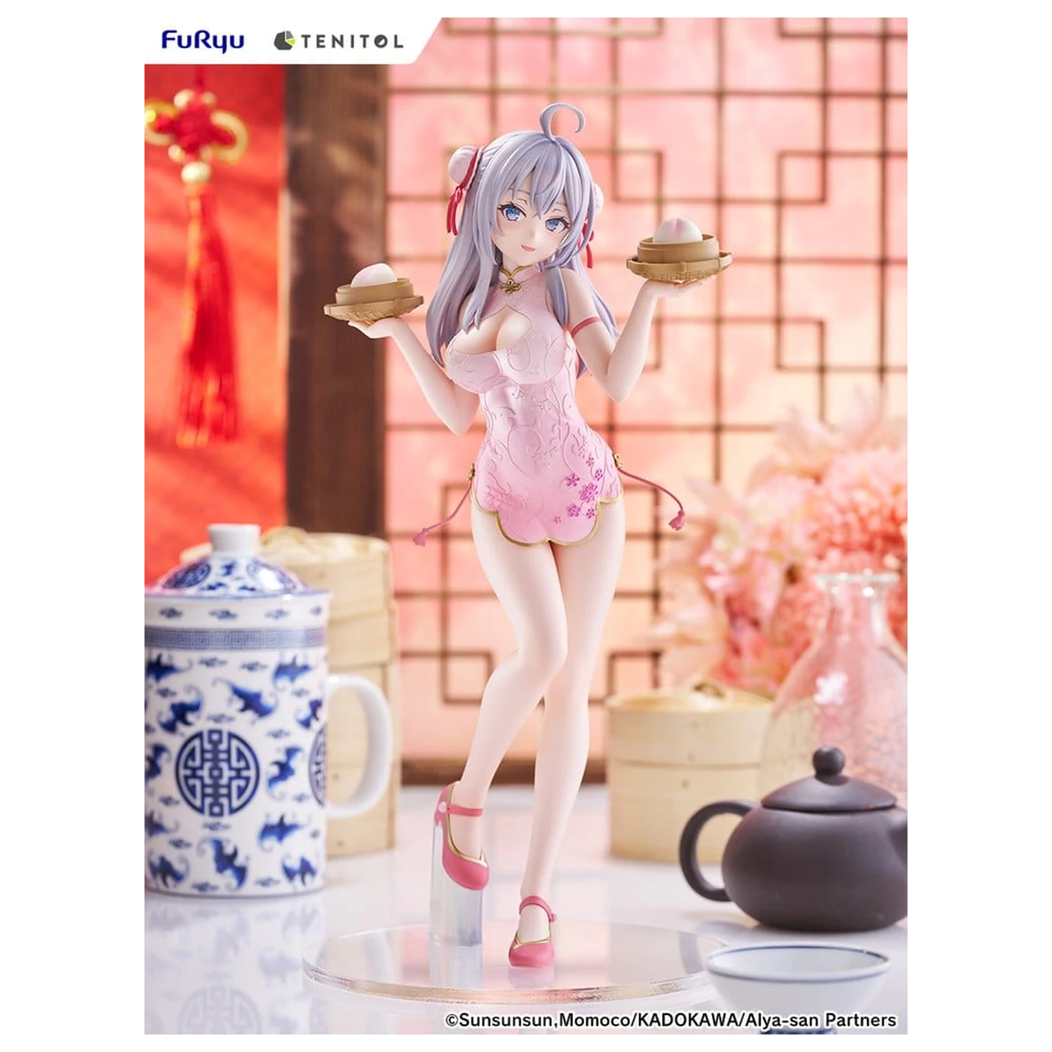 Alya Sometimes Hides Her Feelings in Russian Tenitol Tall PVC Figur Alya Cheongsam Ver. 29 cm Produktfoto