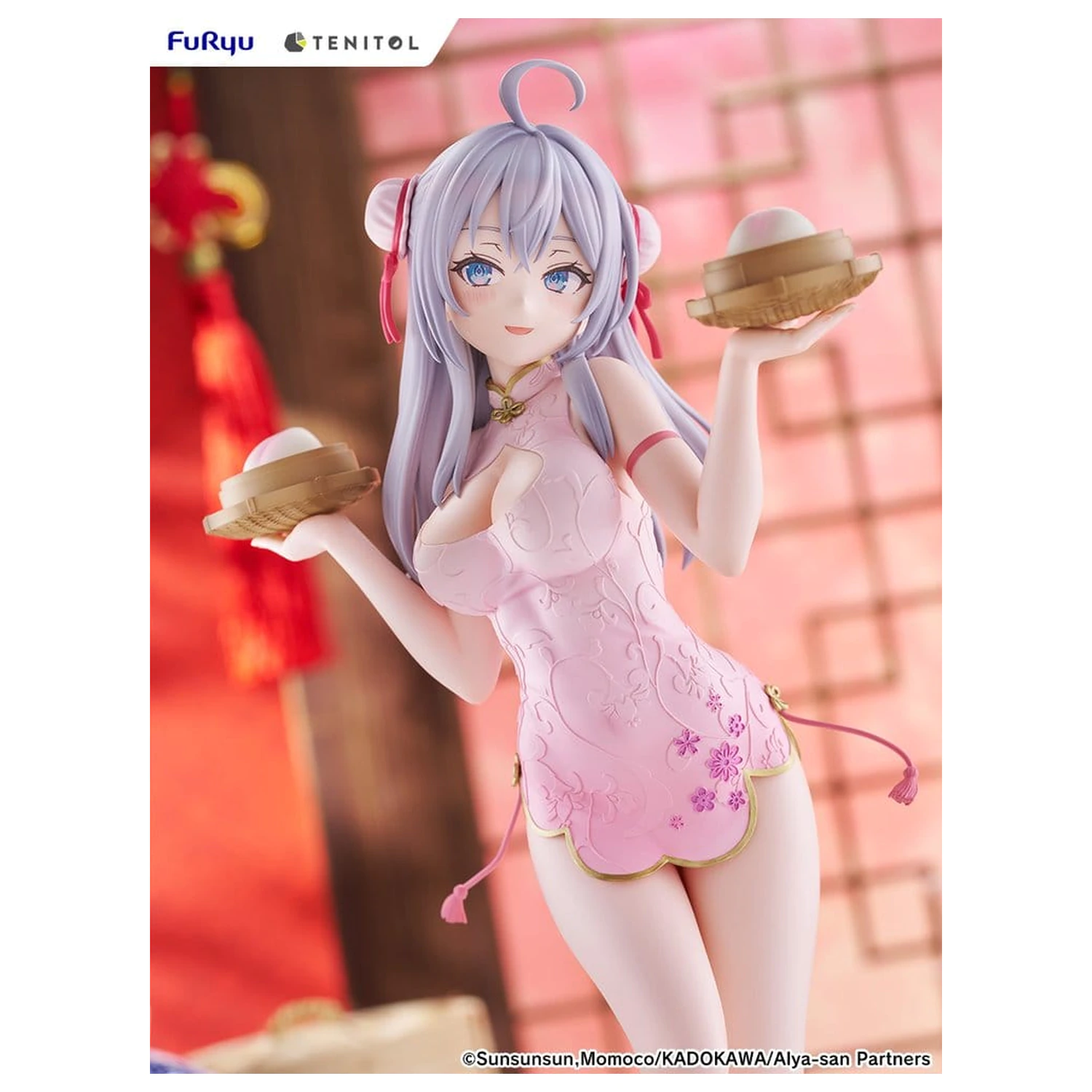 Alya Sometimes Hides Her Feelings in Russian Tenitol Tall PVC Figur Alya Cheongsam Ver. 29 cm Produktfoto