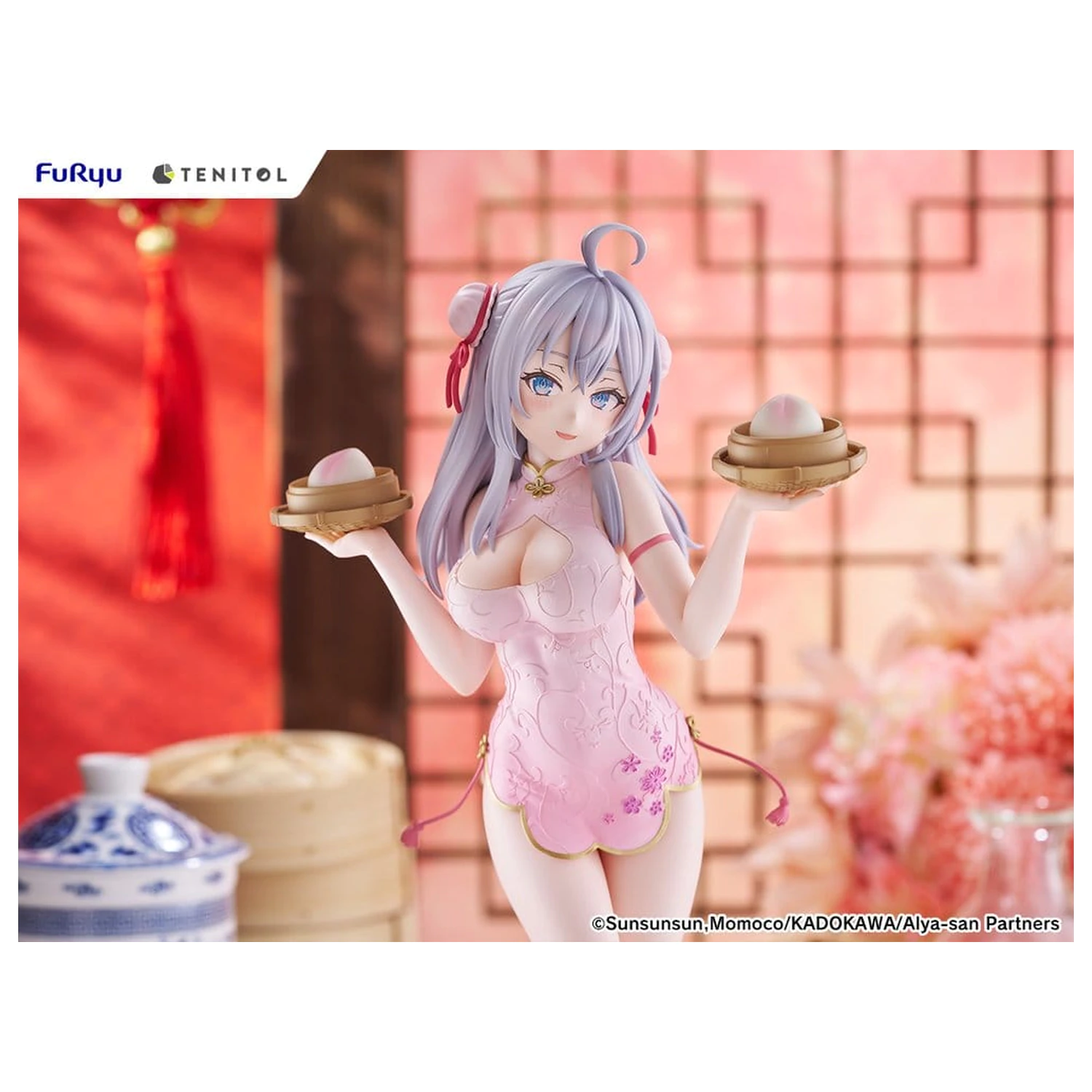 Alya Sometimes Hides Her Feelings in Russian Tenitol Tall PVC Figur Alya Cheongsam Ver. 29 cm Produktfoto