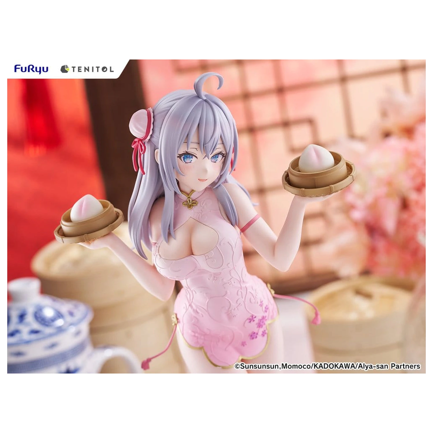 Alya Sometimes Hides Her Feelings in Russian Tenitol Tall PVC Figur Alya Cheongsam Ver. 29 cm Produktfoto