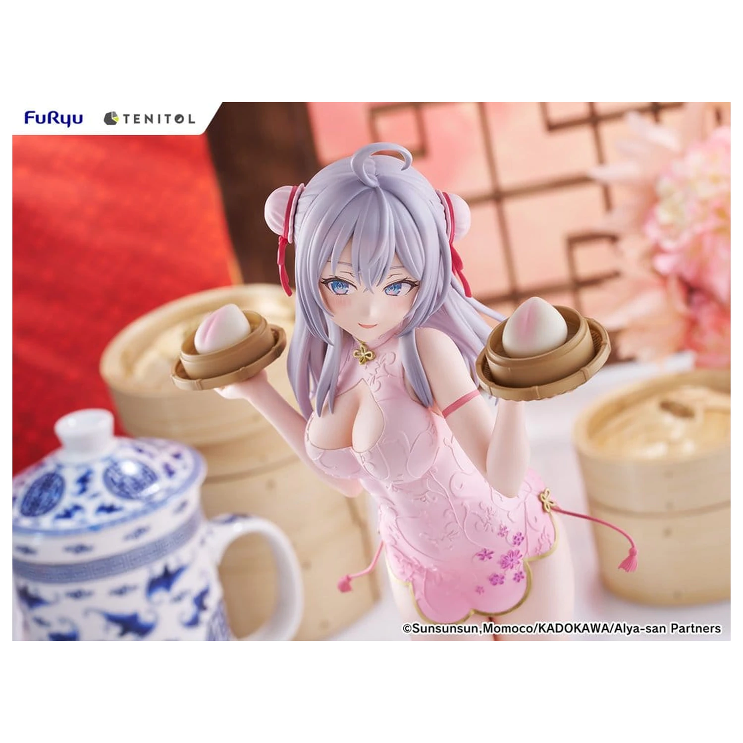 Alya Sometimes Hides Her Feelings in Russian Tenitol Tall PVC Figur Alya Cheongsam Ver. 29 cm Produktfoto