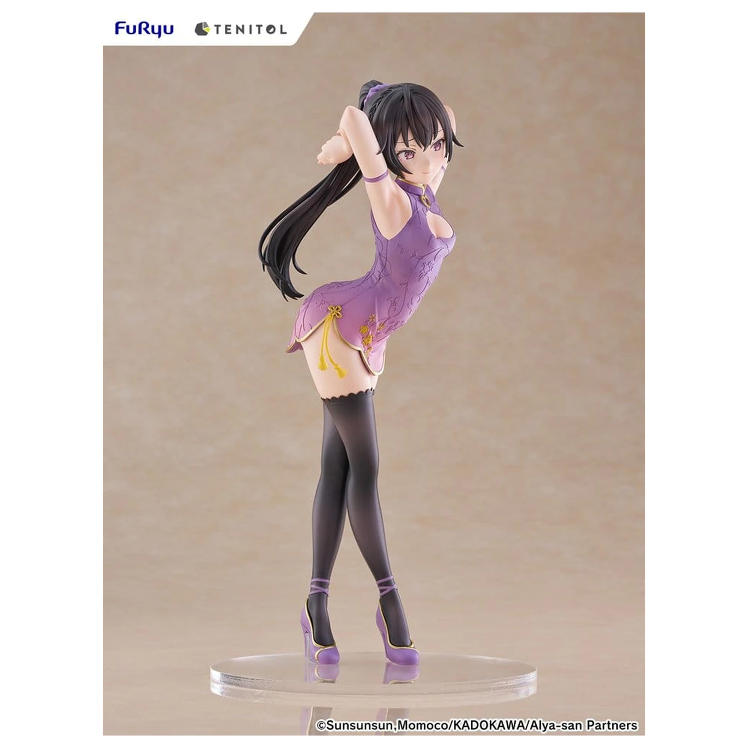 Alya Sometimes Hides Her Feelings in Russian Tenitol Tall PVC Figur Yuki Suou Cheongsam Ver. 28 cm Produktfoto