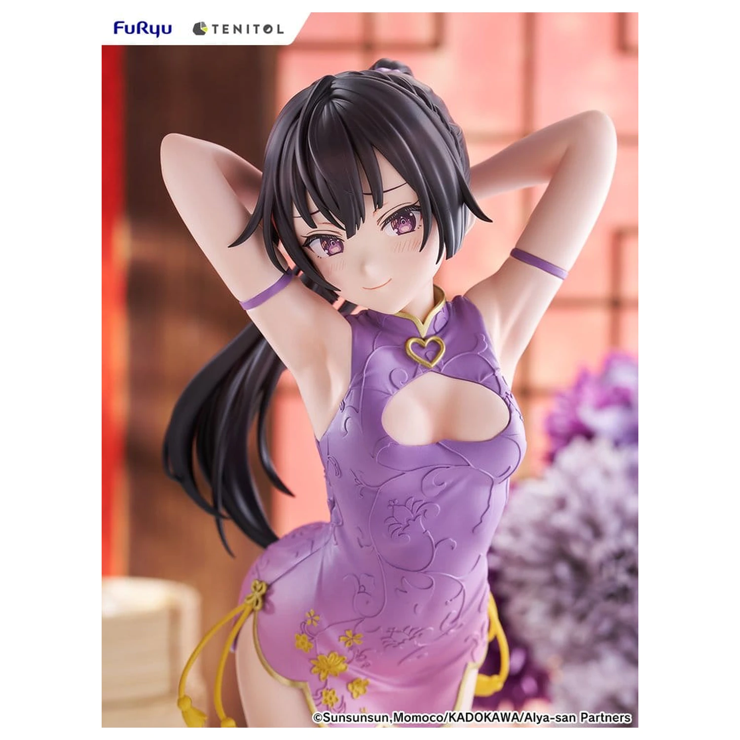Alya Sometimes Hides Her Feelings in Russian Tenitol Tall PVC Figur Yuki Suou Cheongsam Ver. 28 cm Produktfoto