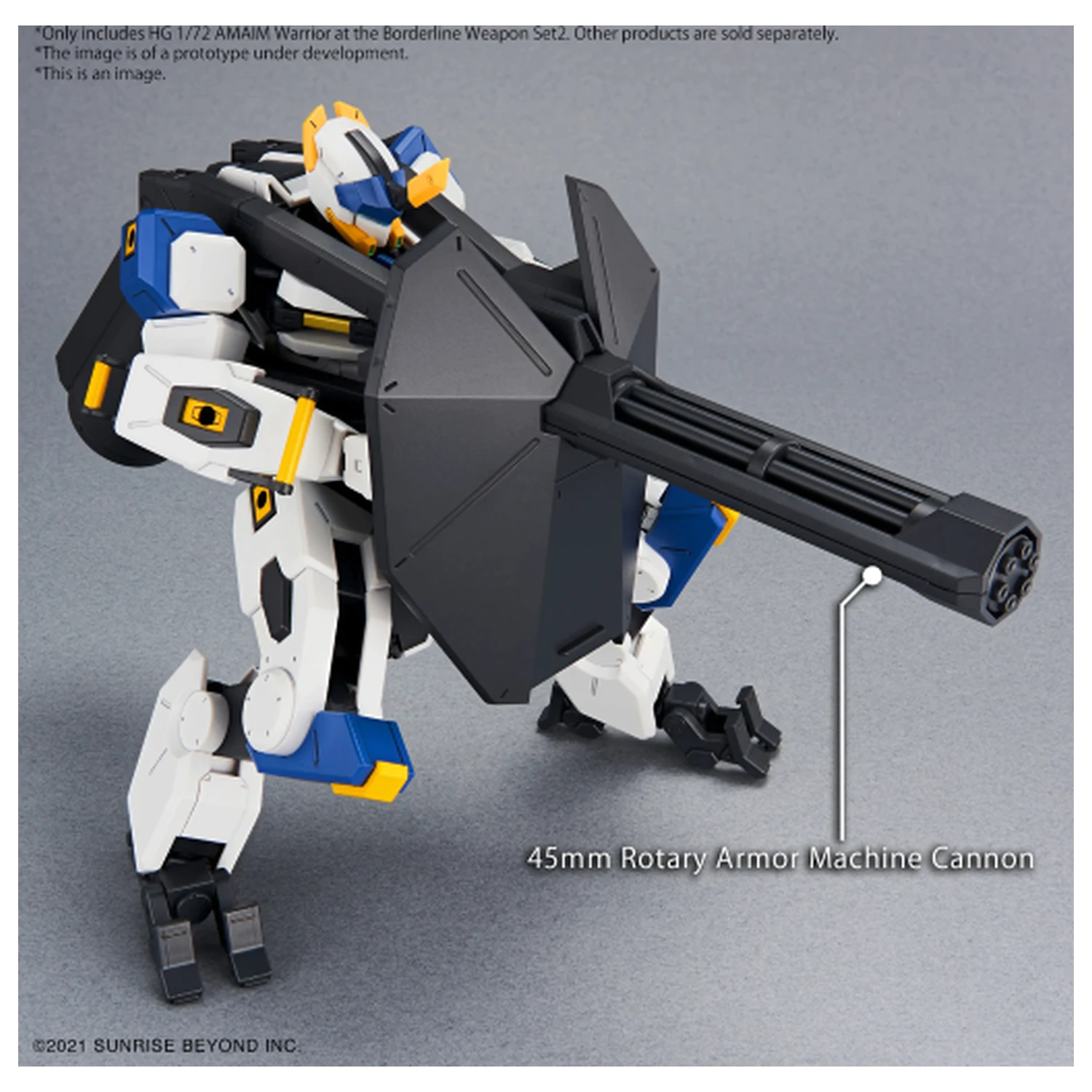 AMAIM - HG 1/72 AMAIM Warrior at the Borderline Waffen-Set 2 - Modellbausatz Produktfoto