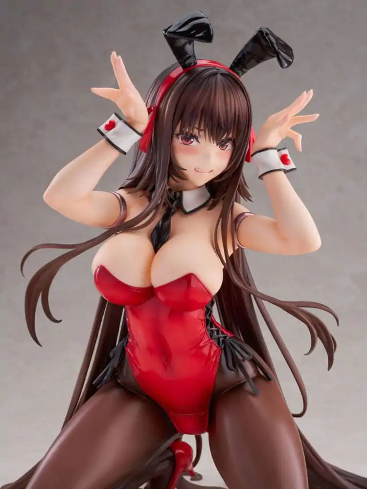 Amakano 2+ PVC-Statue 1/4 Yuuhi Kurohime Bunny Suit Ver. 32 cm Produktfoto
