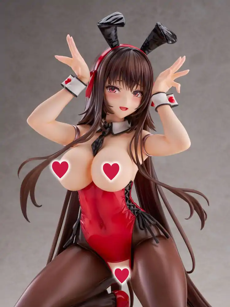 Amakano 2+ PVC-Statue 1/4 Yuuhi Kurohime Bunny Suit Ver. 32 cm Produktfoto