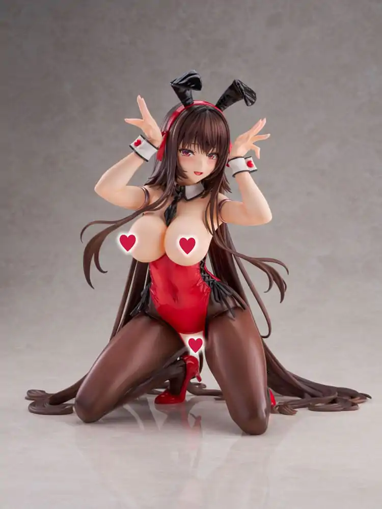 Amakano 2+ PVC-Statue 1/4 Yuuhi Kurohime Bunny Suit Ver. 32 cm Produktfoto