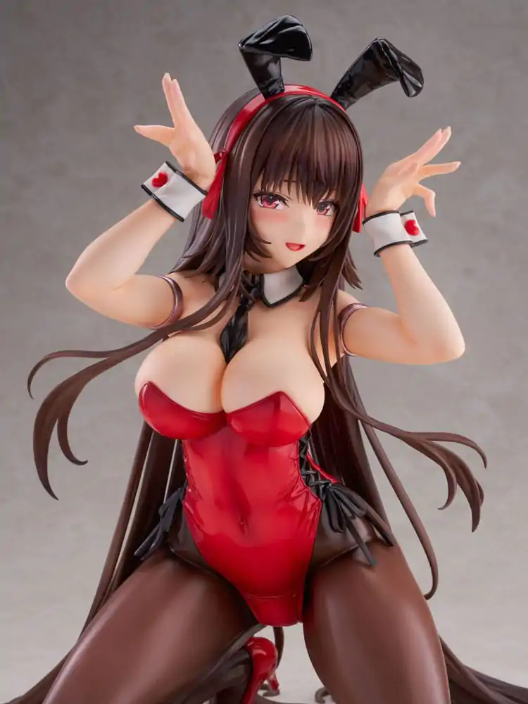 Amakano 2+ PVC-Statue 1/4 Yuuhi Kurohime Bunny Suit Ver. 32 cm Produktfoto