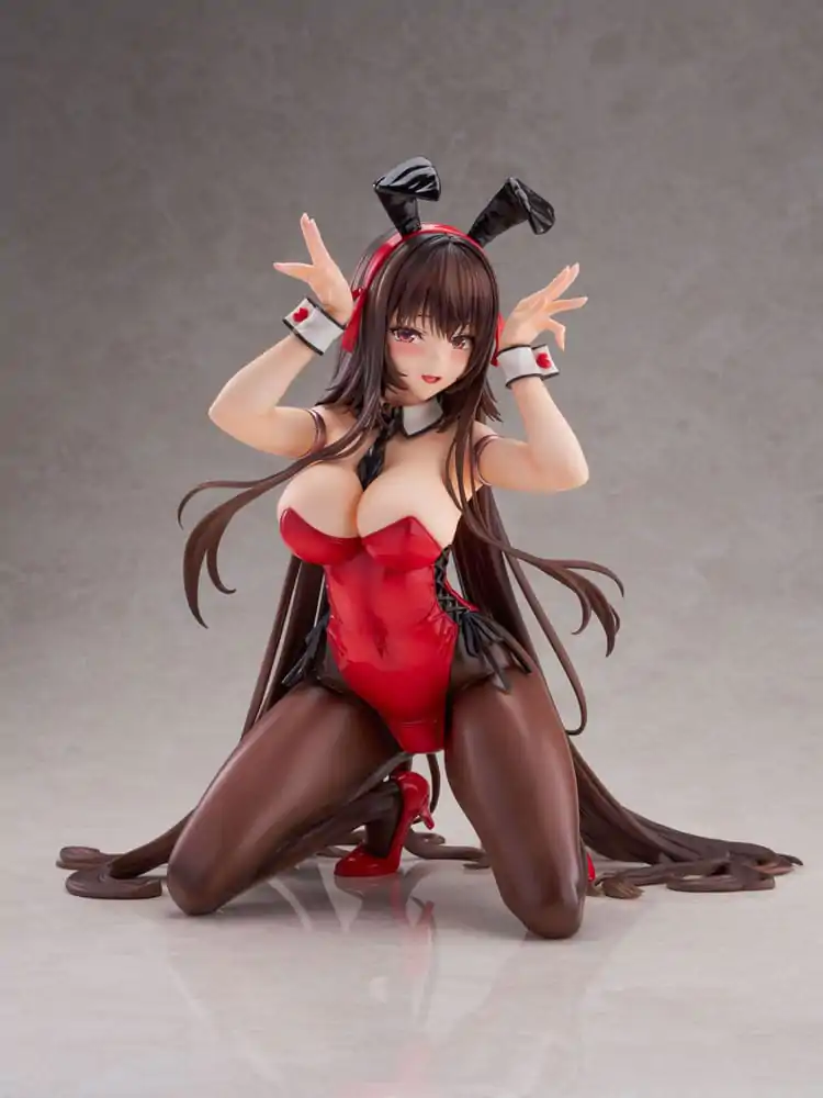 Amakano 2+ PVC-Statue 1/4 Yuuhi Kurohime Bunny Suit Ver. 32 cm Produktfoto