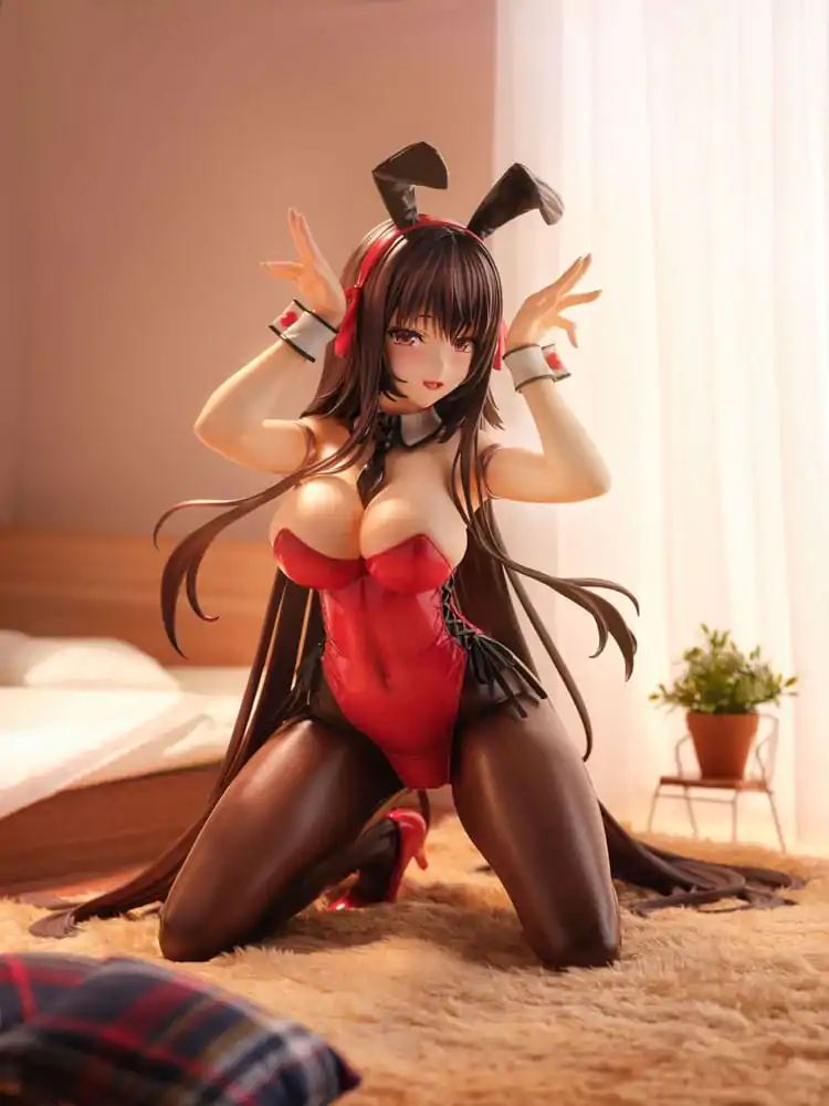 Amakano 2+ PVC-Statue 1/4 Yuuhi Kurohime Bunny Suit Ver. 32 cm Produktfoto
