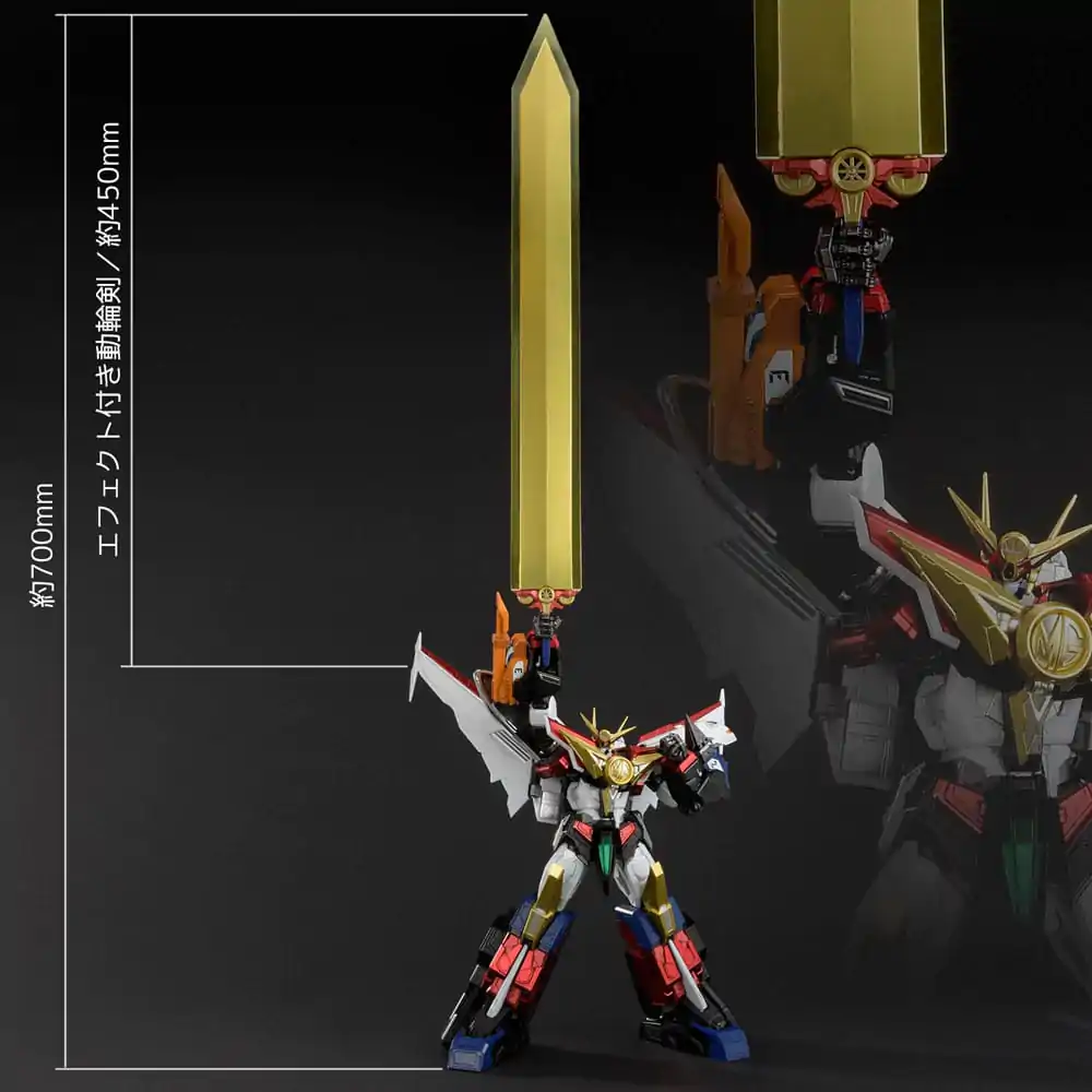 Amakuni Kizin Diecast Action Figur Great Might Gaine 24 cm Produktfoto