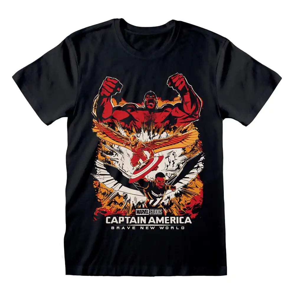 Captain America Brave New World T-Shirt Montage Produktfoto