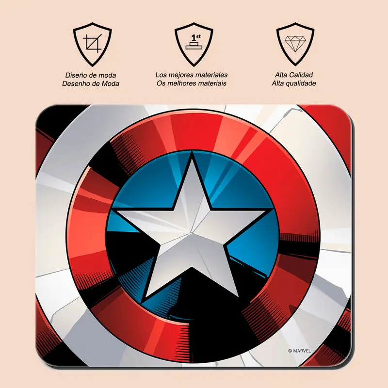 Marvel Captain America Mousepad Produktfoto