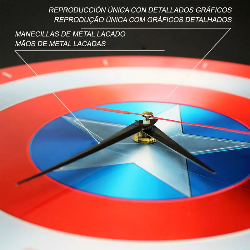 Marvel Captain America Wanduhr termékfotó