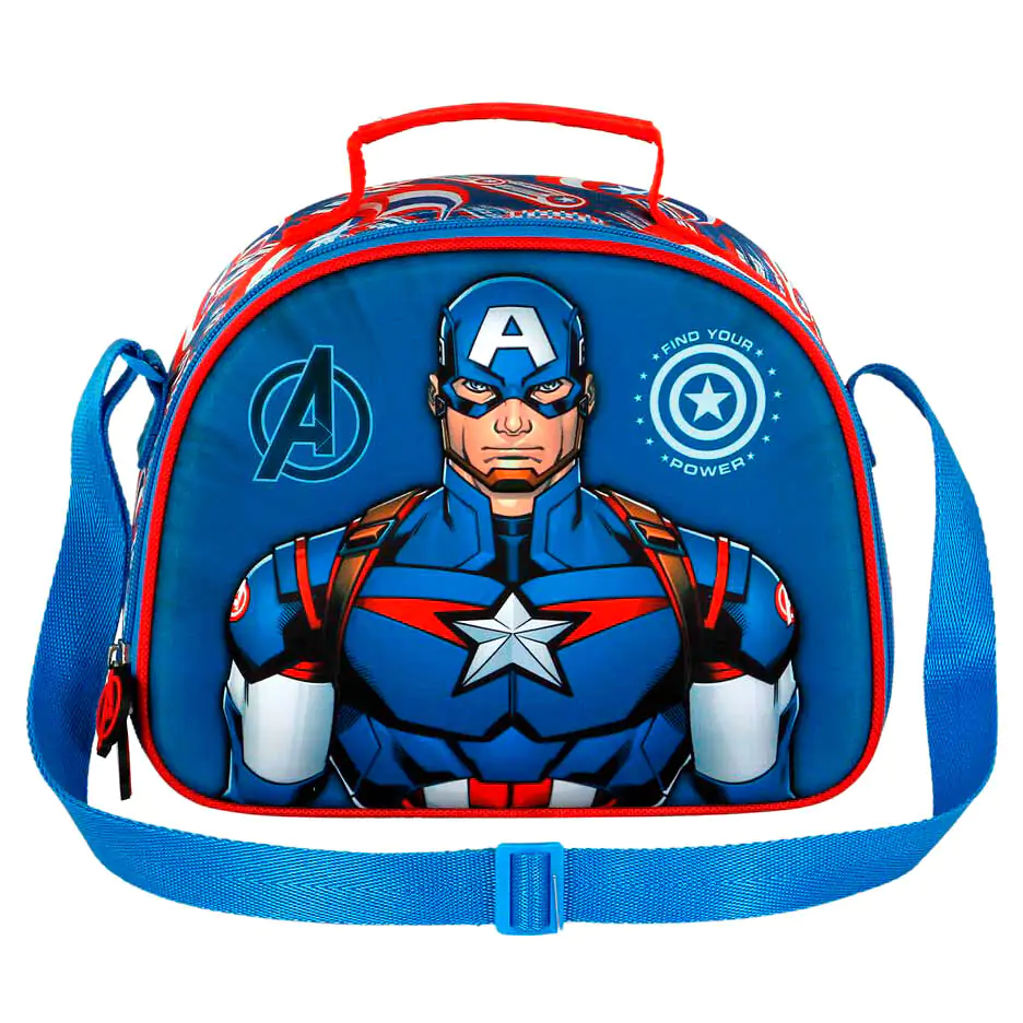 Marvel Captain America First 3D Lunchtasche Produktfoto