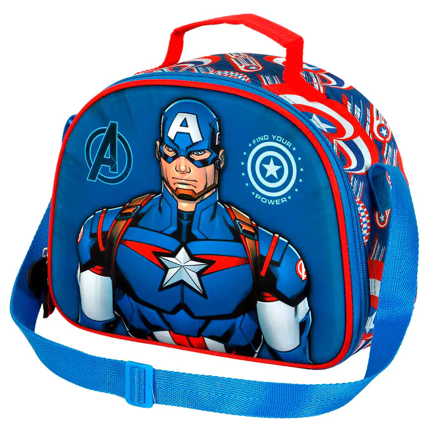 Marvel Captain America First 3D Lunchtasche Produktfoto