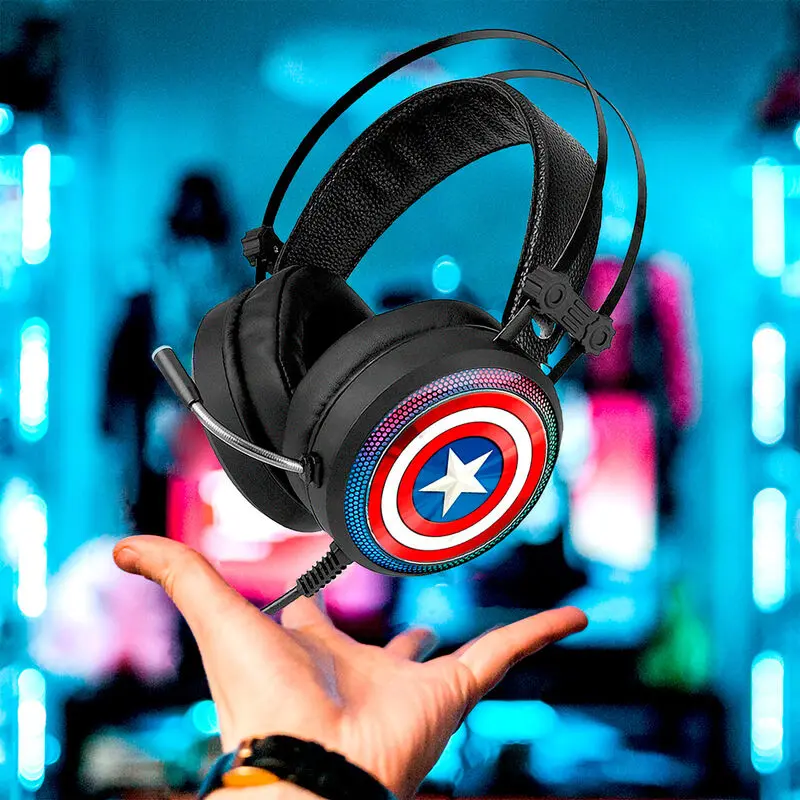 Marvel Captain America Gaming Kopfhörer Produktfoto